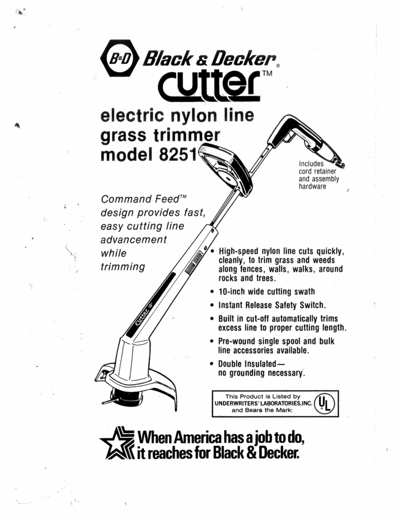 Black & Decker Cutter 8251 User manual