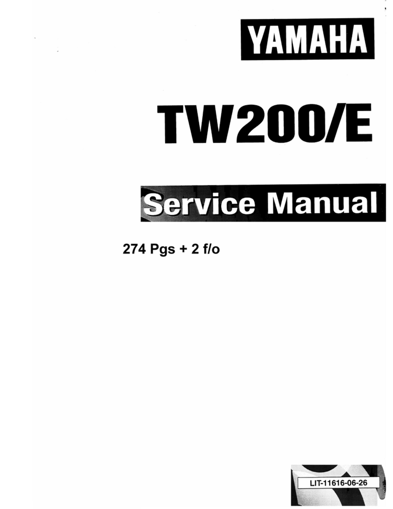 Yamaha TW200E Service manual