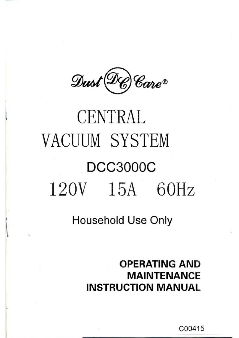 Dust Care DCC3000C Operating and maintenance instruction