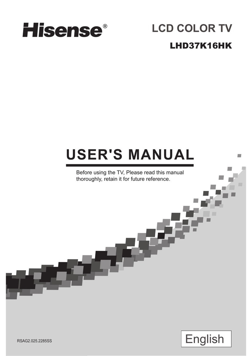 Hisense LHD37K16HK User manual