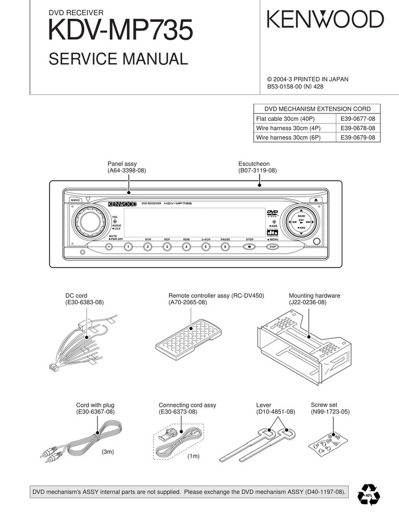 Kenwood KDV-MP735 User manual