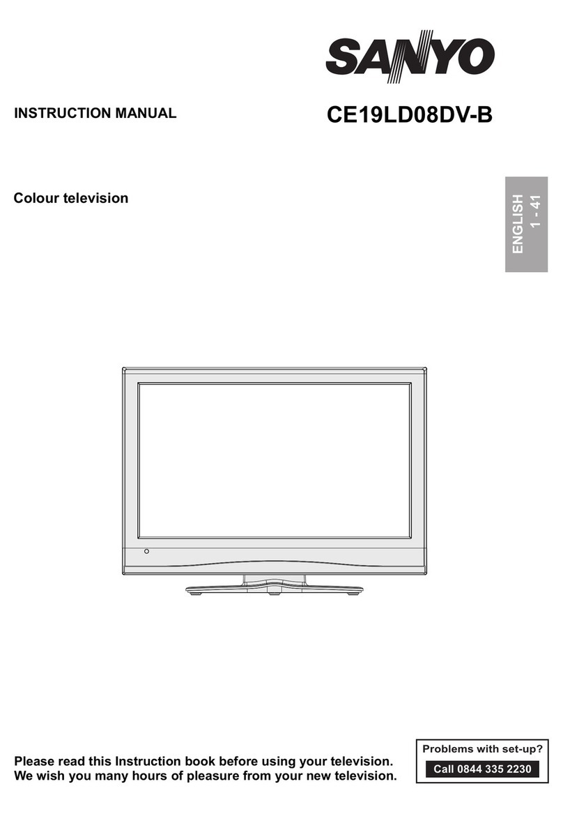 Sanyo CE19LD08DV-B User manual Sanyo CE19LD08DV-B User manual