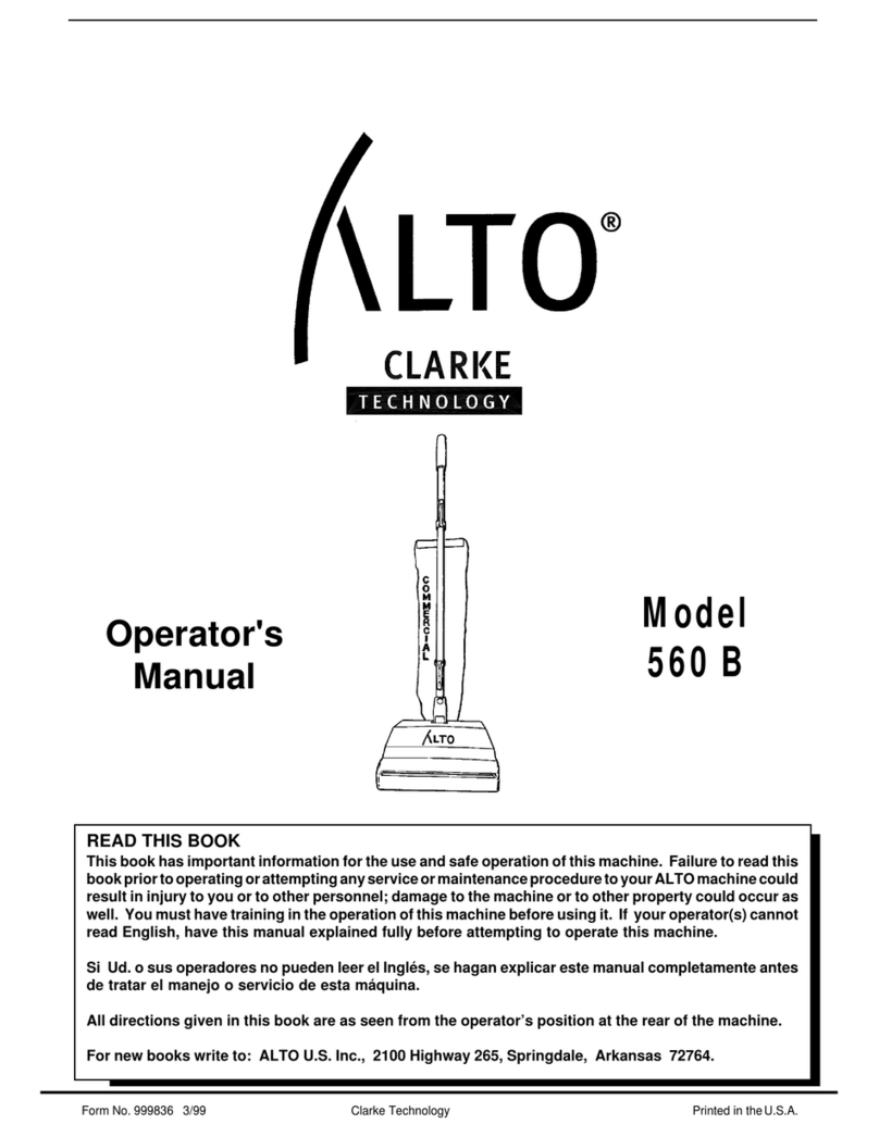 Alto 560 B User manual