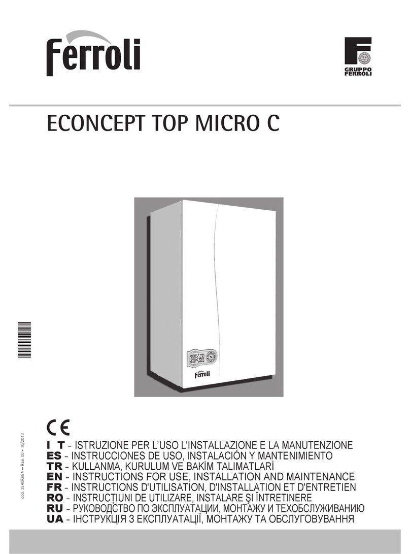 Ferroli ECONCEPT TOP MICRO C Troubleshooting guide