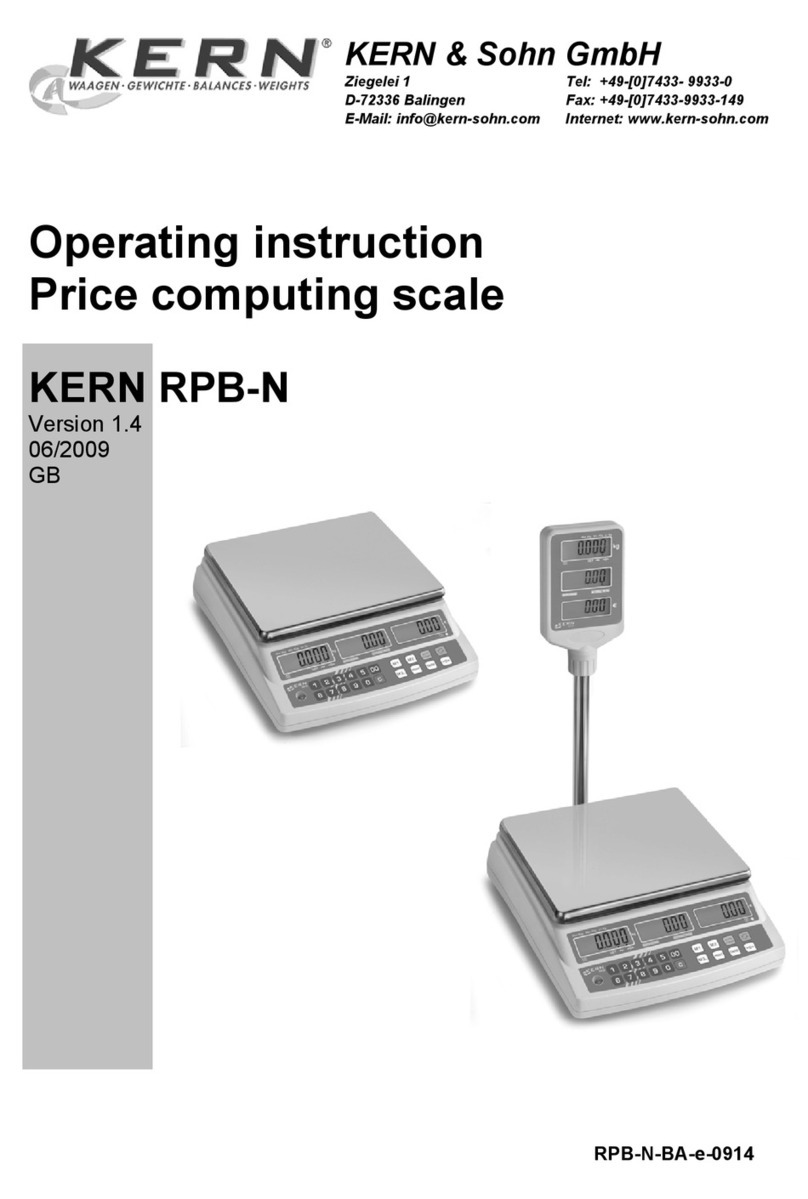 KERN RPB 6K2NM User manual