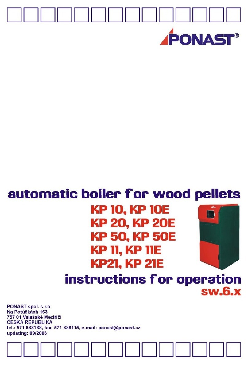 Ponast KP 21E Instructions for operation Ponast KP 21E Instructions for operation