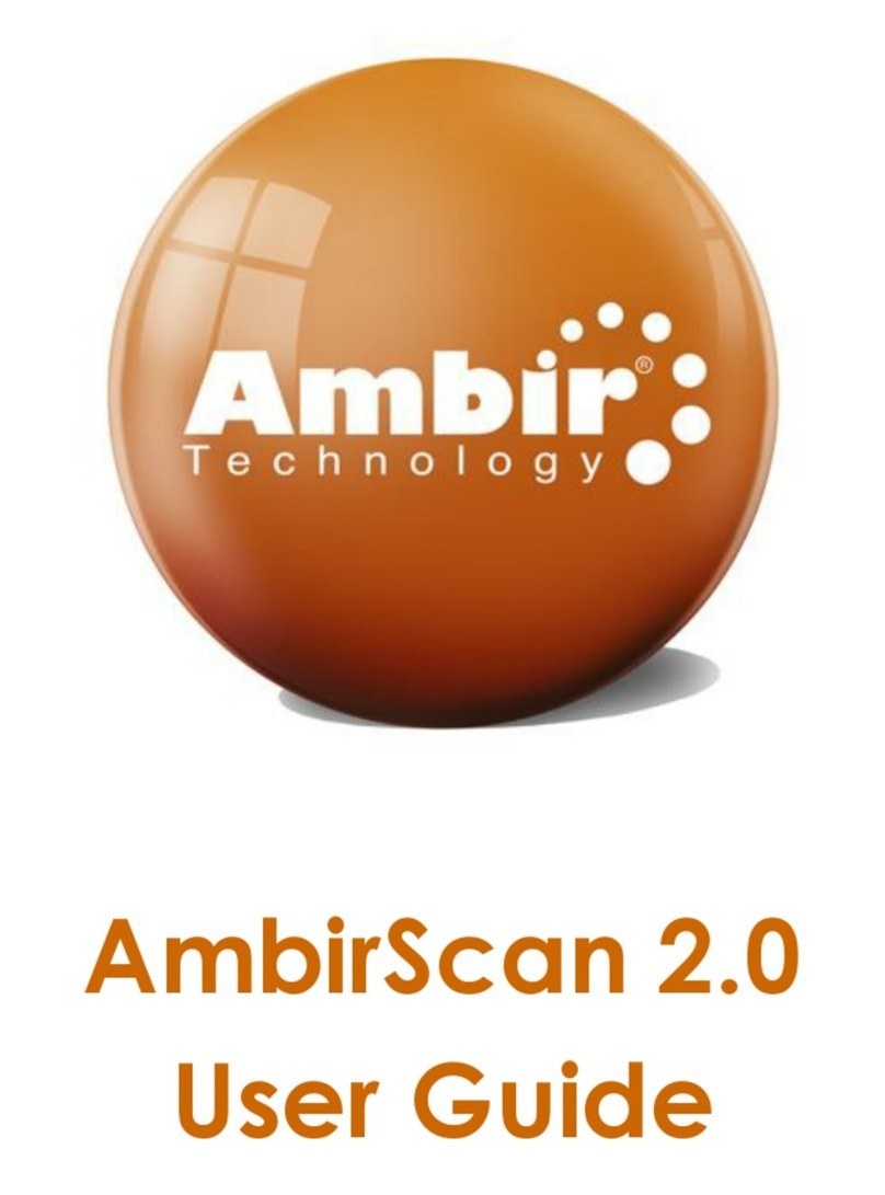 Ambir Ambirscan 2.0 User manual