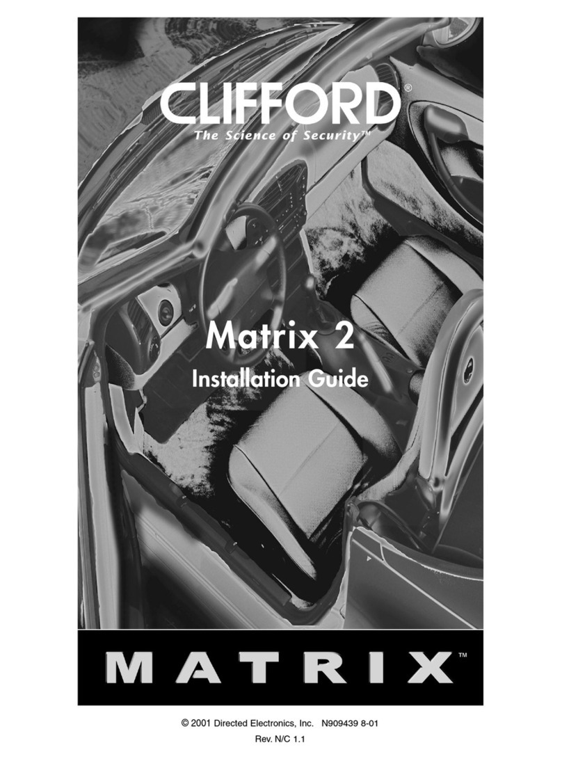 Clifford AvantGuard 2 installation guide