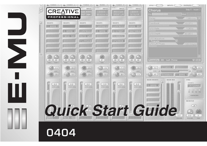 EMU 404 quick start guide