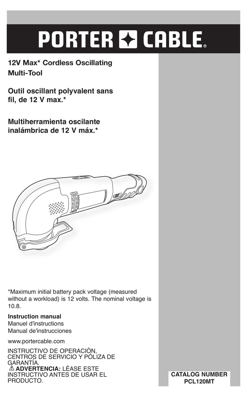 Porter-Cable PCL120MT instruction manual