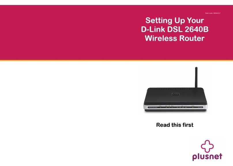 D-Link DSL 2640B User manual