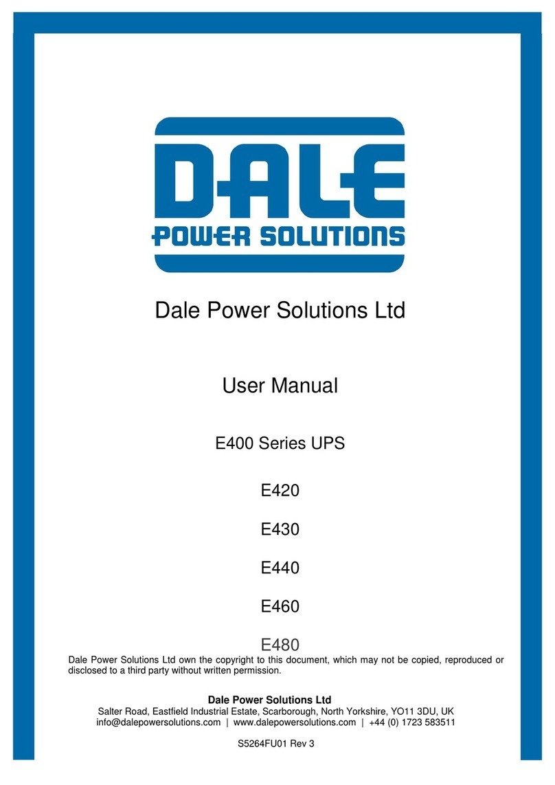 Dale Power Solutions E420 user manual