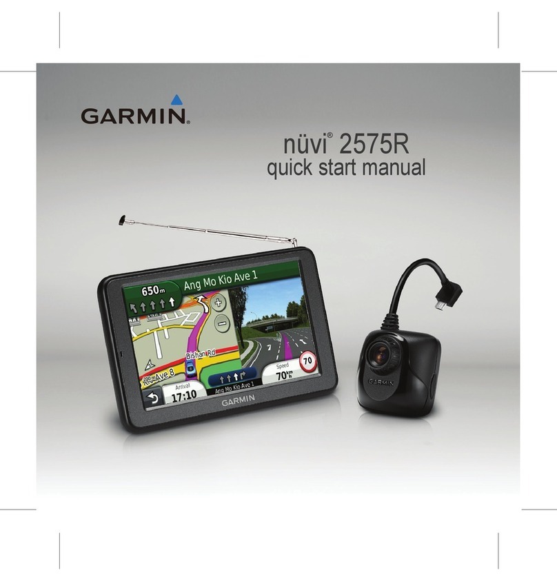 Garmin nuvi 2575R Instruction manual