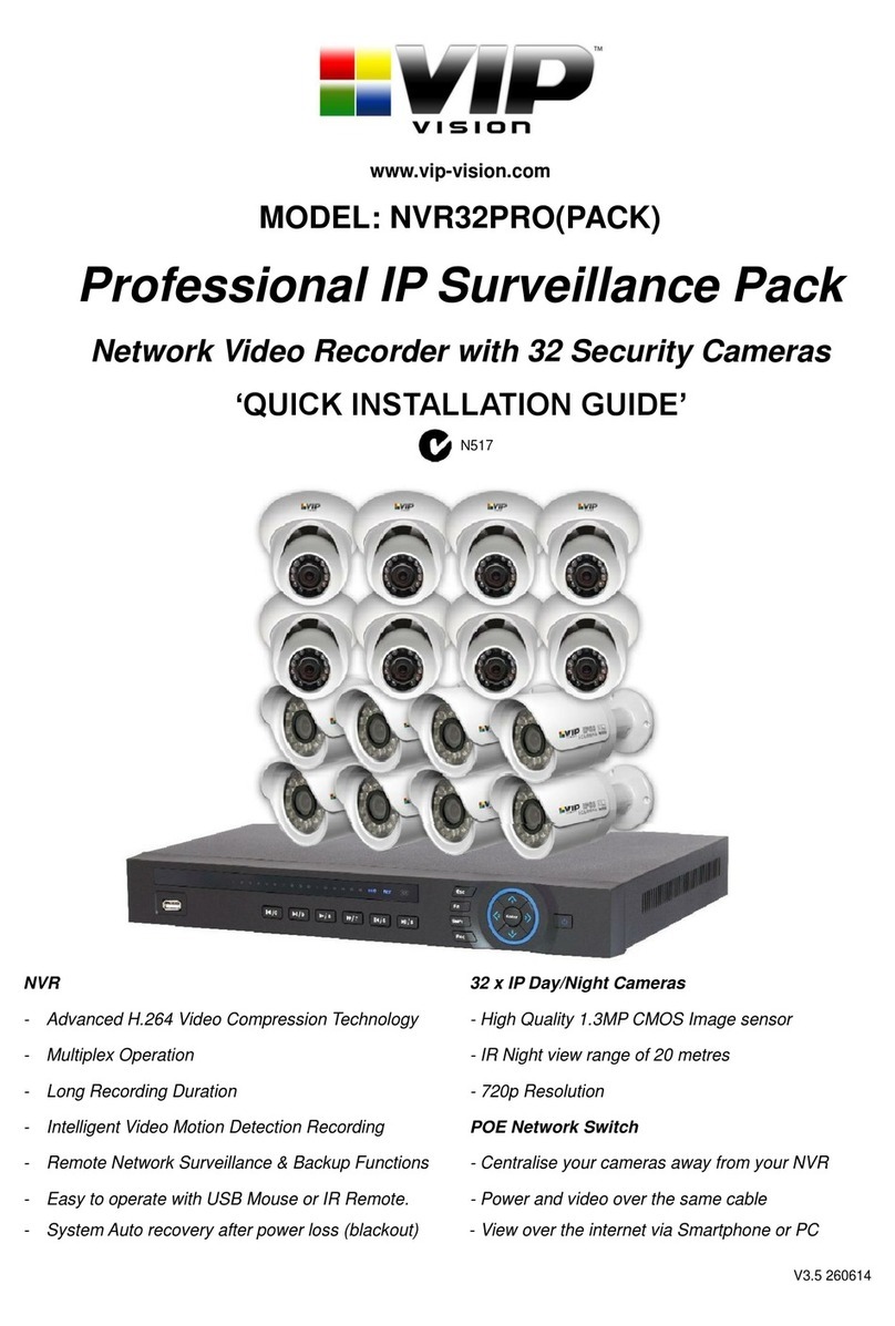 Vip-Vision NVR32PRO(PACK) User manual