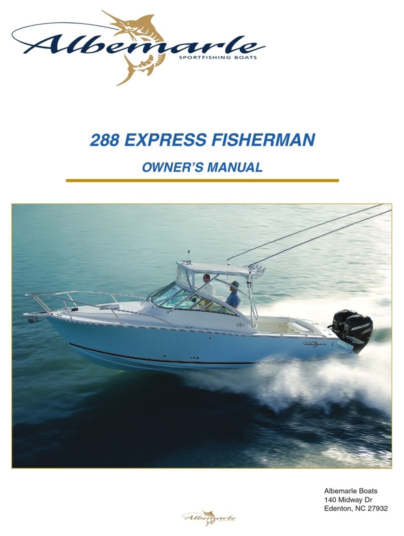 Albemarle 288 EXPRESS FISHERMAN owner's manual