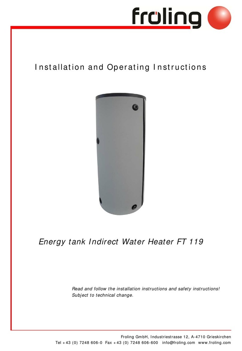 Froling FT 119 Installation and operating instructions Froling FT 119 Installation and operating instructions