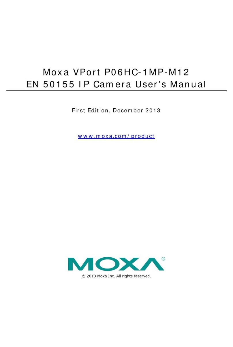 Moxa Technologies VPort P06HC-1MP-M12 User manual