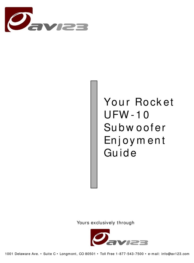 AV123 Your Rocket UFW-10 User manual