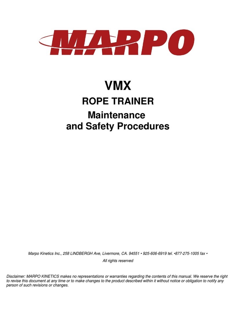 Marpo Kinetics VMX Maintenance and safety manual