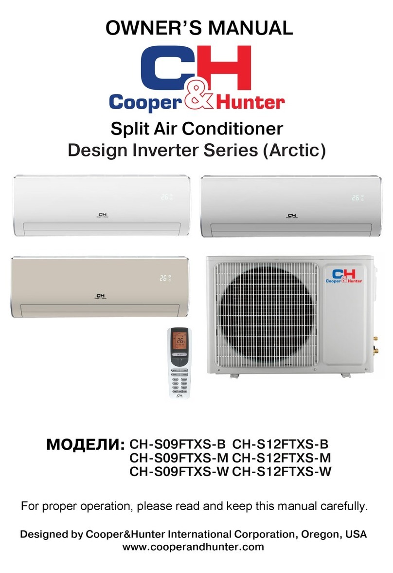 C&H CH-S09FTXS-B User manual