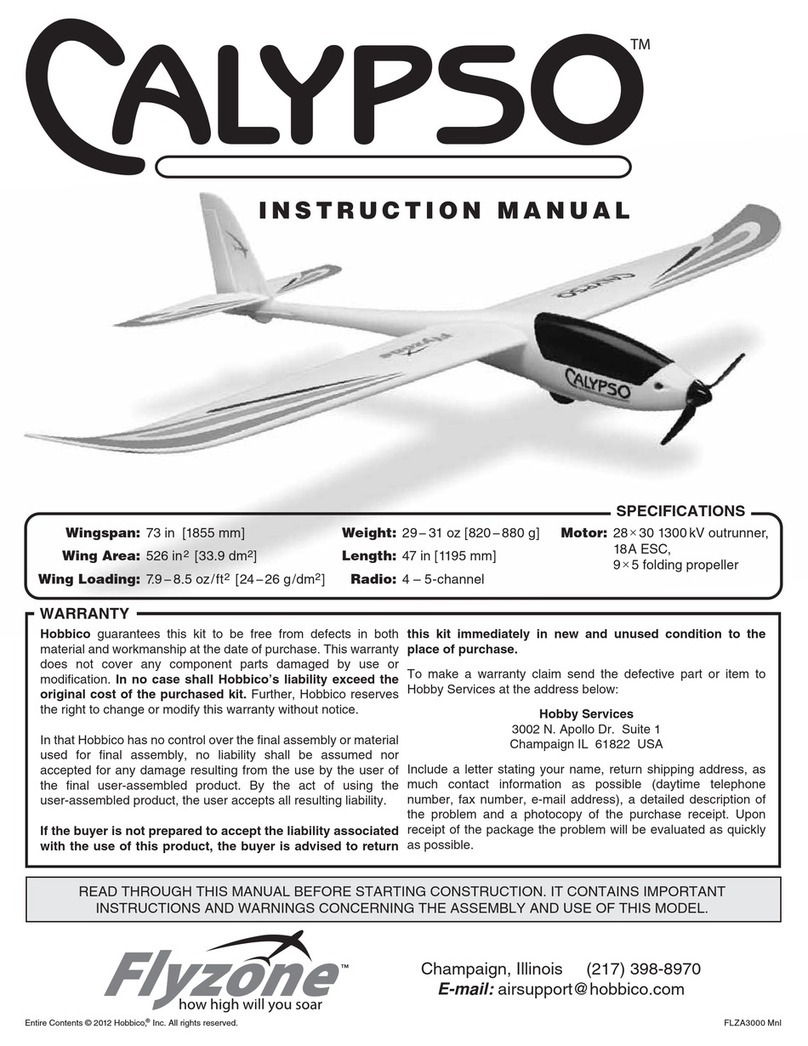Hobbico Calypso instruction manual