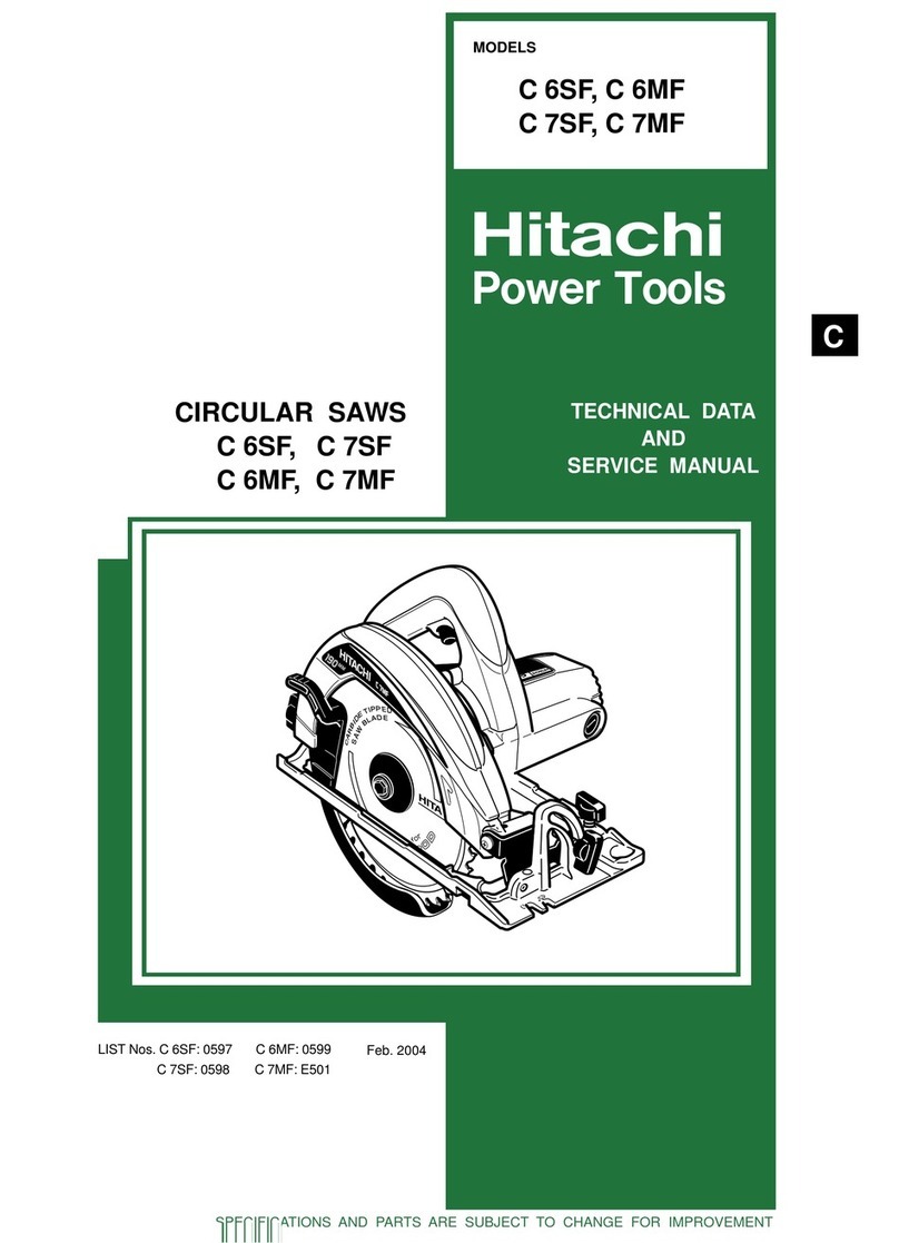 Hitachi C 6MF Manual