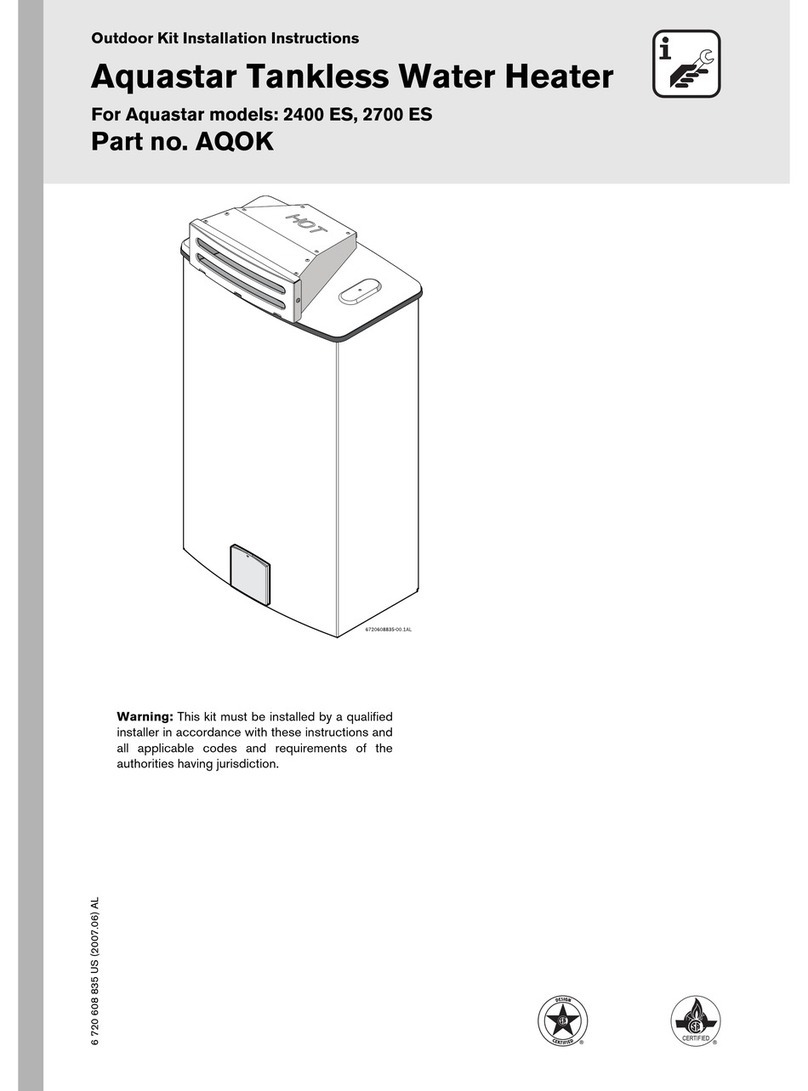 AquaStar 2700 ES installation instructions