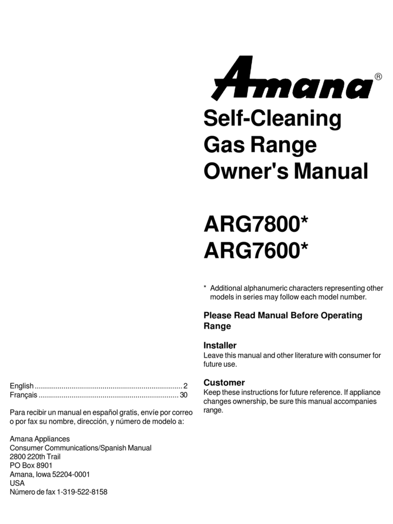 Amana ARG7800 owner's manual
