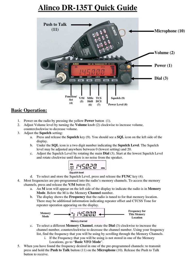 Alinco DR-135T MkII User manual