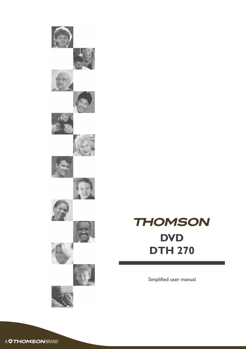 THOMSON DTH 270 user manual