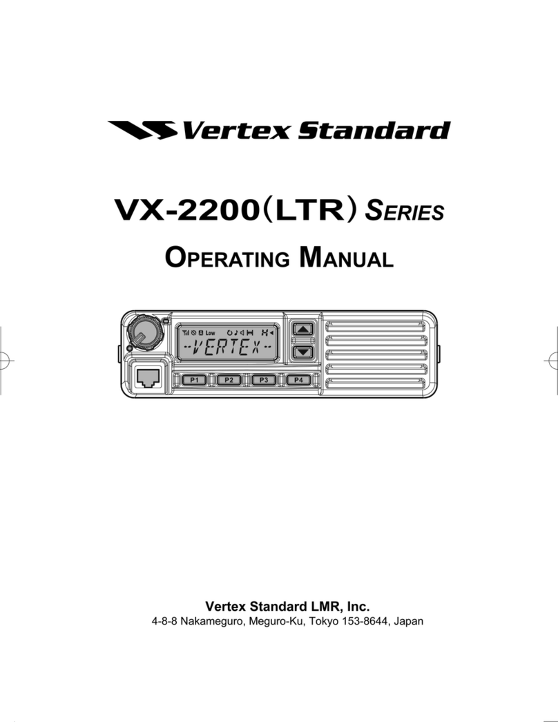 Verterx Standard VX-2200 operating manual
