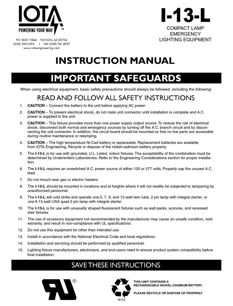 IOTA I-13-L instruction manual