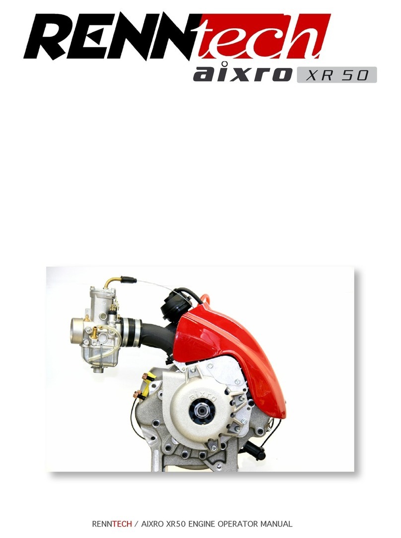 RENNTECH AIXRO XR50 Operator's manual