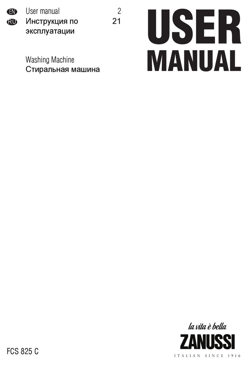 Zanussi FCS 825 C User manual