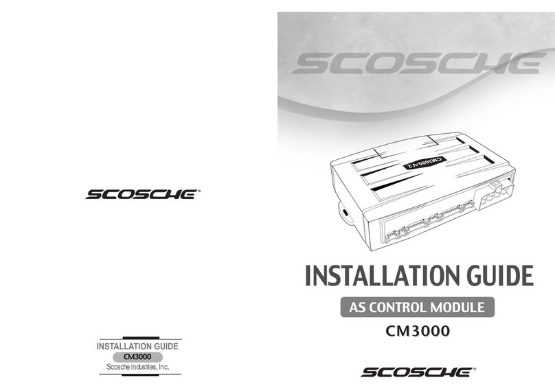 Scosche SC-3000 installation guide Scosche SC-3000 installation guide