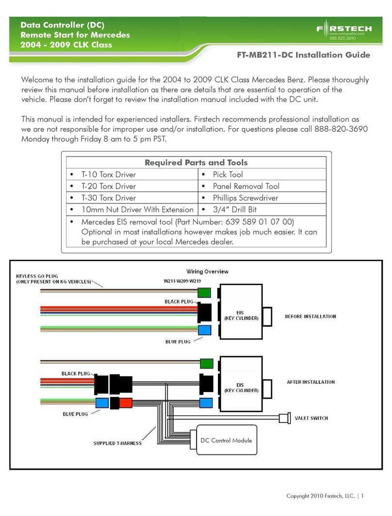 Firstech FT-MB211-DC User manual