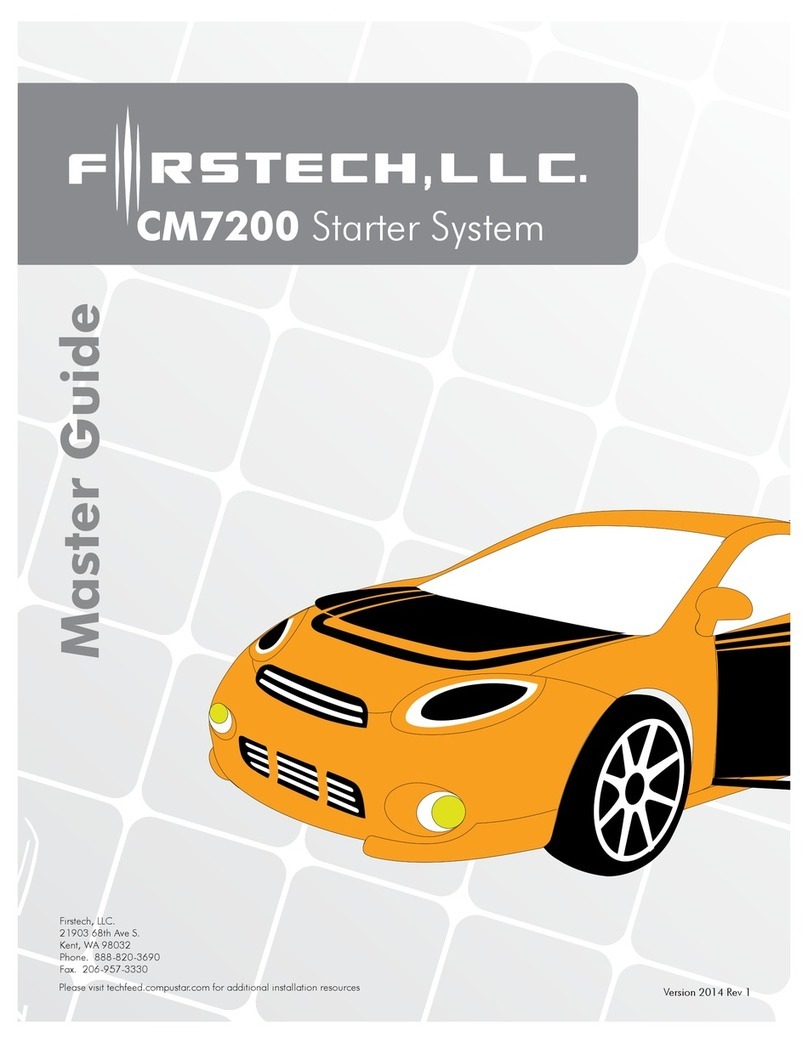 Firstech CM7200 Use and care manual