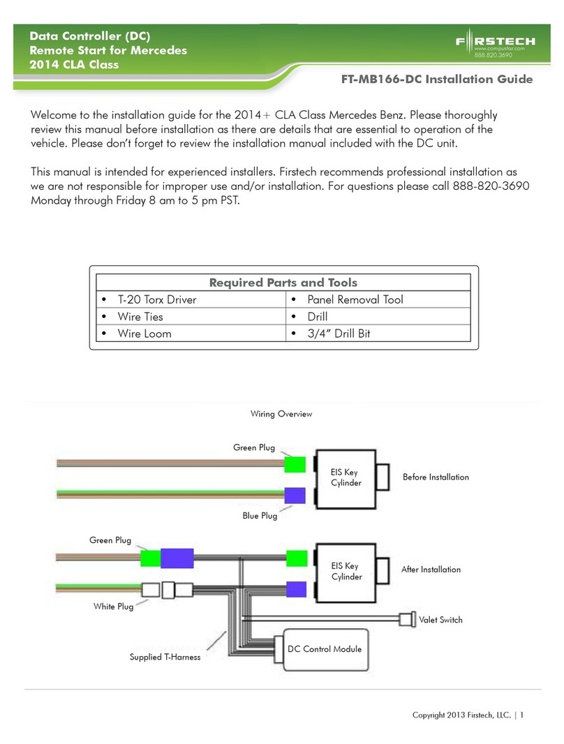 Firstech FT-MB166-DC installation guide