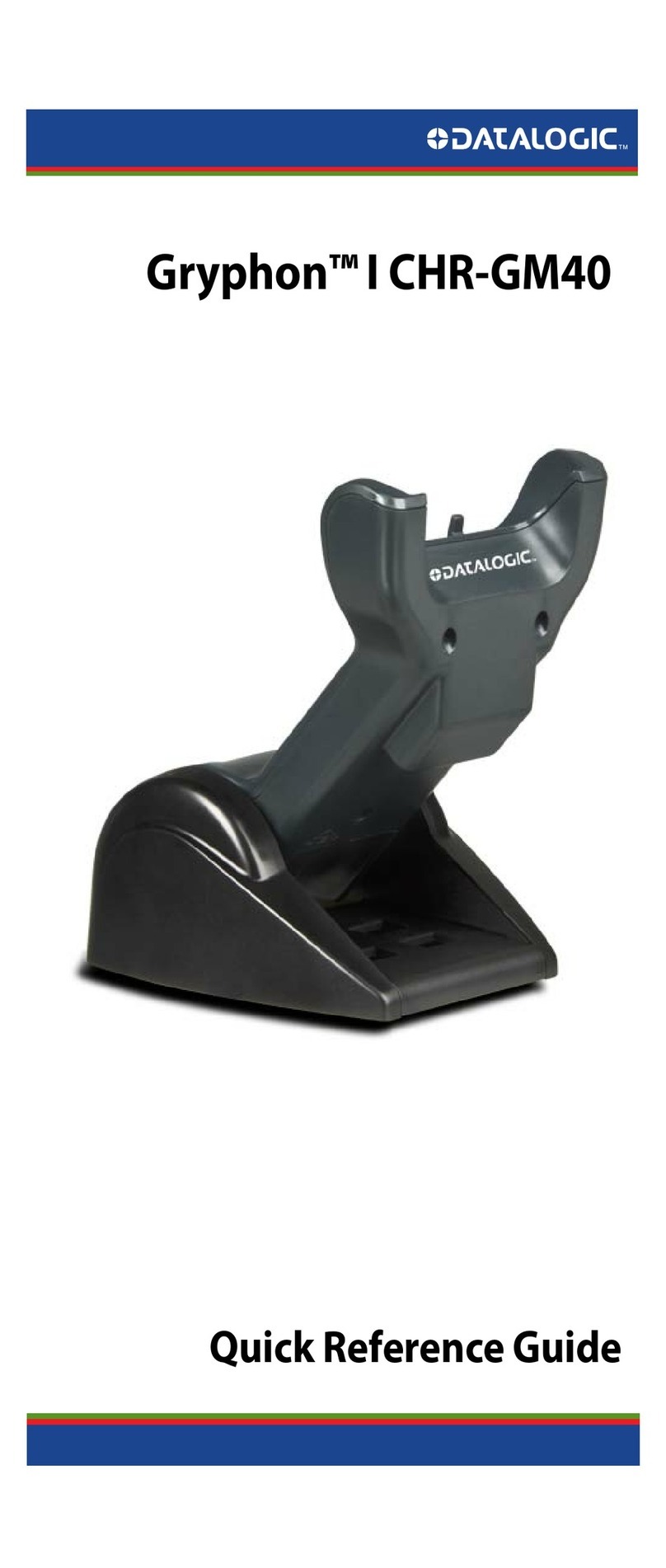 Datalogic Gryphon I CHR-GM40 Quick reference guide