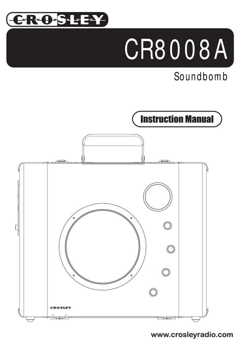 Crosley CR8008A instruction manual