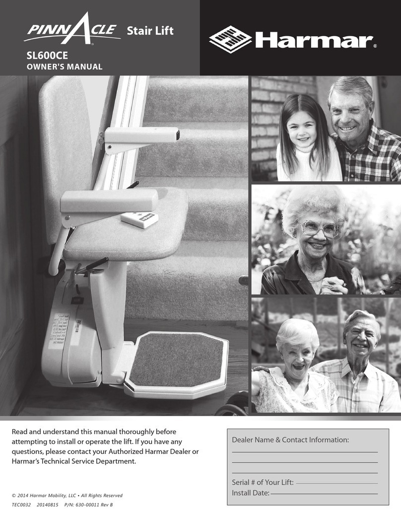 Harmar Mobility Pinnacle SL600CE User manual