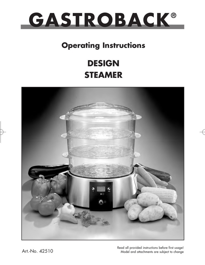 Gastroback GASTROBACK operating instructions