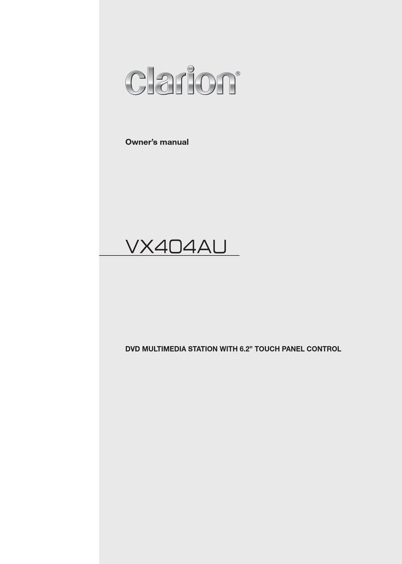 Clarion VX404AU User manual