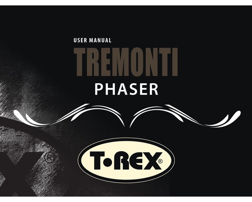 TREX TREMONTI Phaser user manual