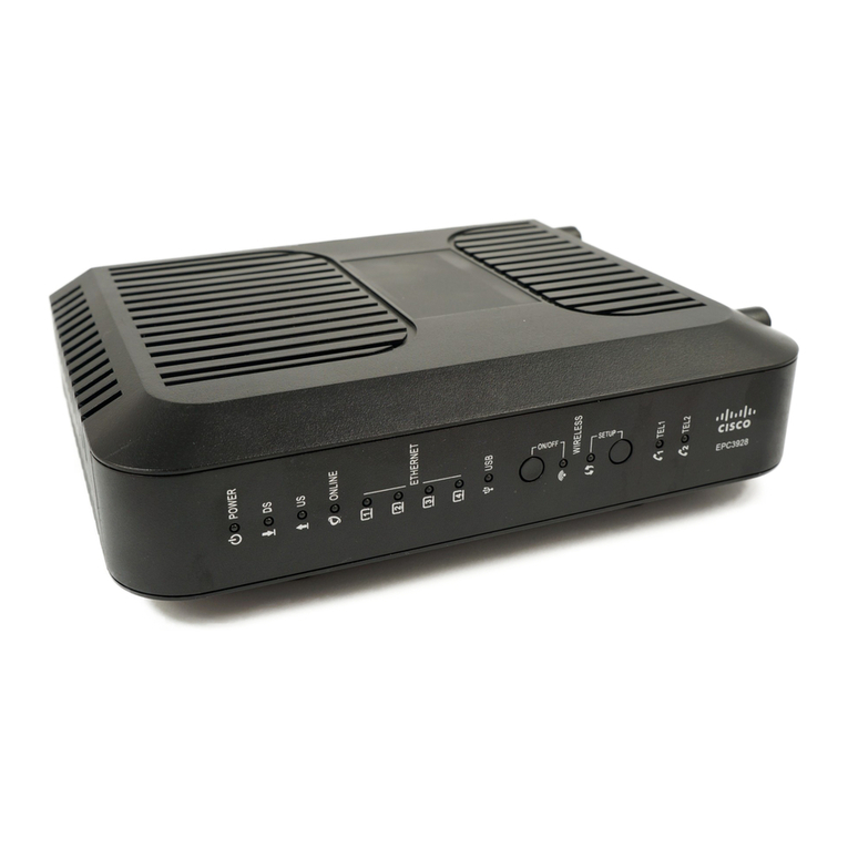 Cisco DPC3928 DOCSIS User manual