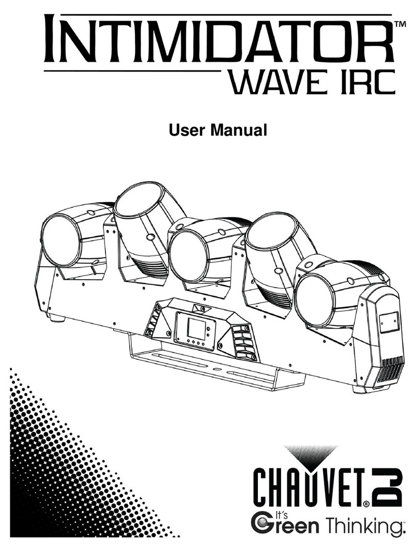Chauvet Intimidator wave irc User manual
