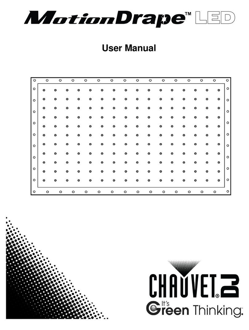 Chauvet MotionDrape LED User manual