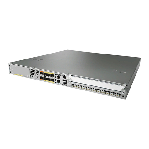 Cisco ASR 1001-X User manual Cisco ASR 1001-X User manual