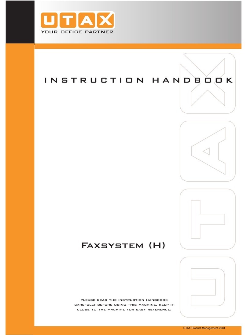 Utax Faxsystem H manual&nbsp;