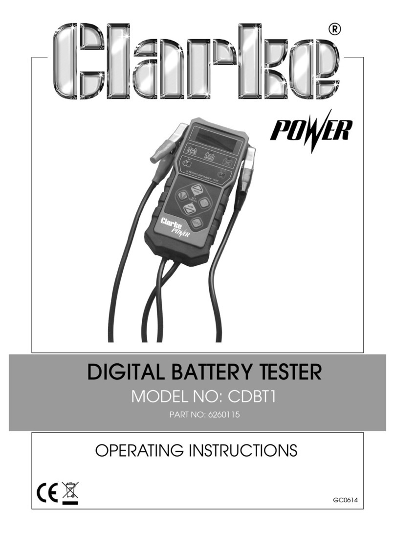 Clarke CDBT1 operating instructions